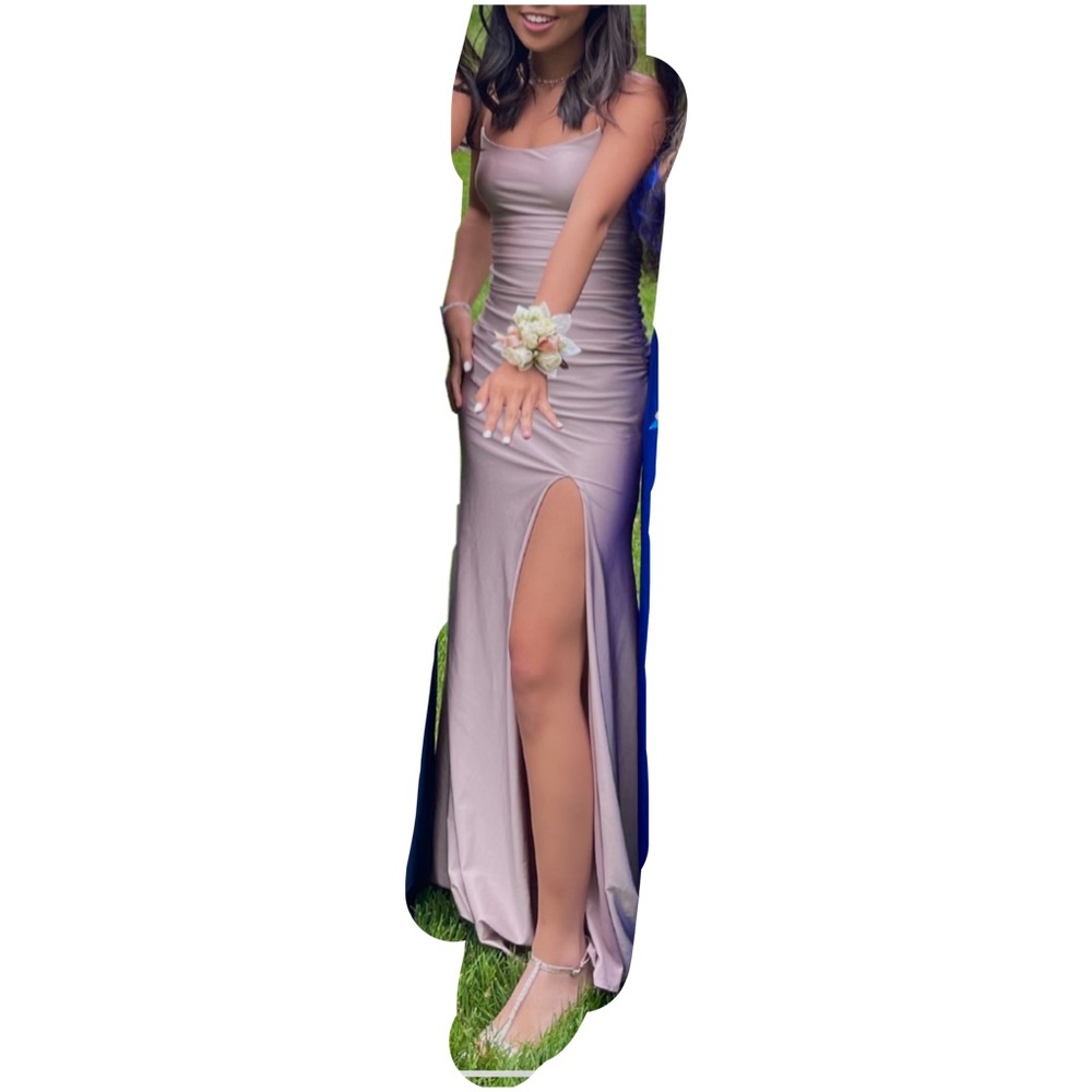 pink prom dress